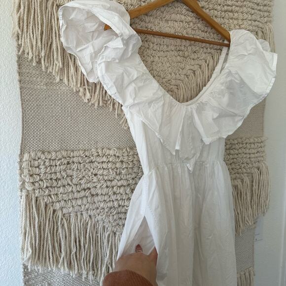 Adam Lippes Eyelet Ruffle Dress - Picture 5 of 9